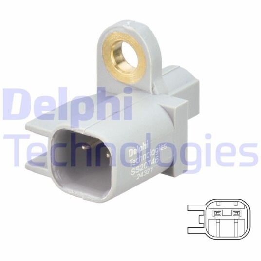 Sensor, ABS DELPHI SS20746