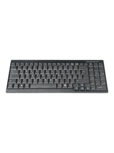 DIGITUS DS 72000IT keyboard QWERTY Italian black Input Device Tastatur Italiensk Svart
