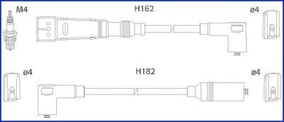 Tennplugg kabelsett HITACHI 134704