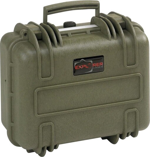 EXPLORER 3317 WS Flightcase med skuminnlegg - 330x240x170mm - Olivengrønn EXPLORER 3317 WS Flightcase med skuminnlegg - 330x240x170mm - Olivengrønn