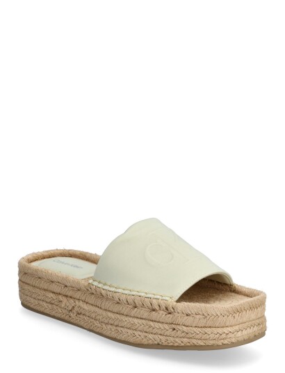 Calvin Klein Flatf Espa Neop Mg Beige 36