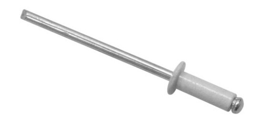 Home It Blindnagle Ø3,2 x 10 mm Hvit - 25 Stk Håndverktøy