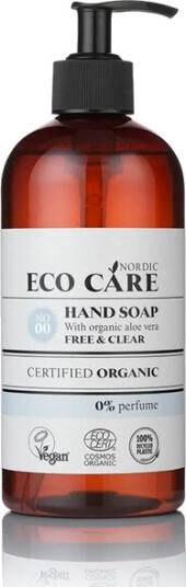 Ecocare håndsåpe free & clear 500 ml