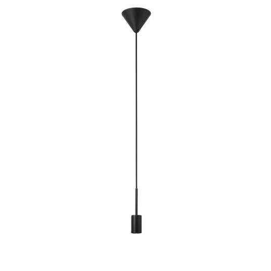 Nordlux Paco, enkel - taklampe, sort