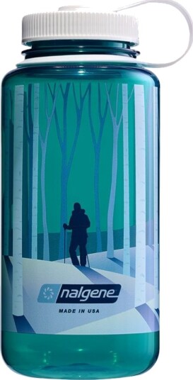 Nalgene wide mouth sustain Drikkeflaske 1000 ml Landscape Forest 1000ml