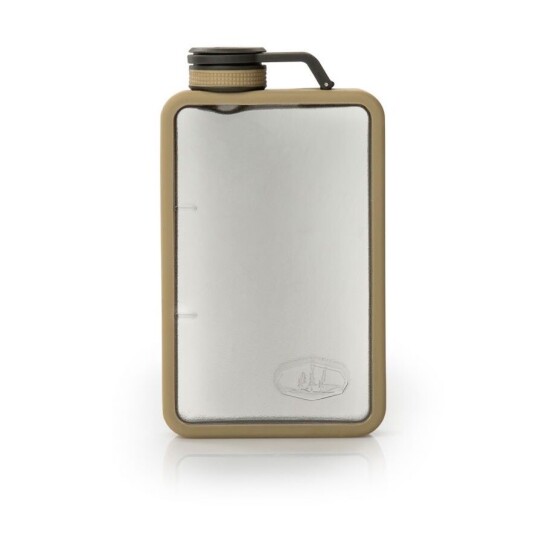 GSI Outdoors Boulder Flask 177ml Sand OneSize, Sand