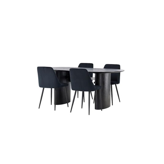Venture Home Spisegruppe Venture Home Isolde med 4 stk Night Stoler GR23625