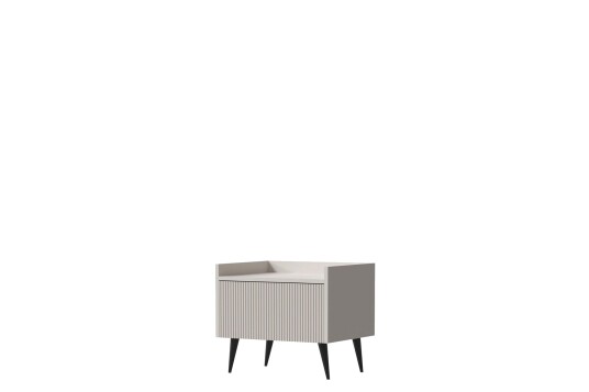 Chiku Nattbord 52 cm - Beige