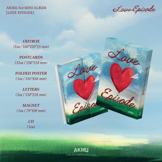 Akmu Love Episode incl. Postcard, Letters, Magnet + Folded Poster CD Akmu Love Episode incl. Postcard, Letters, Magnet + Folded Poster CD