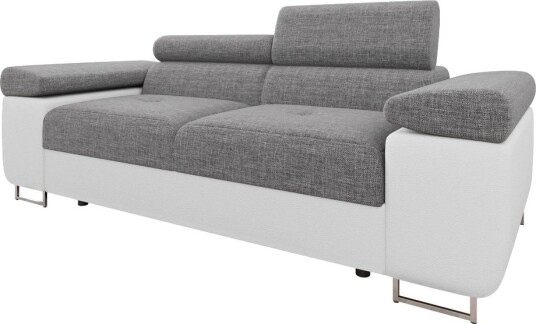 Gabina Sofa 2 seter Hvit/Grå