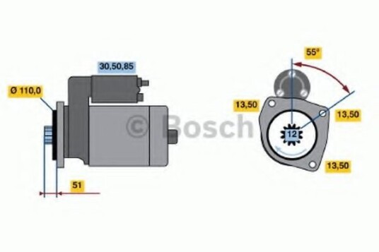 Starter BOSCH 0 986 022 260
