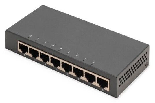 Digitus Dn-80066-1, Uhåndtert, Gigabit Ethernet (10/100/1000)