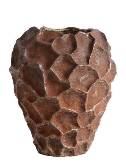 Muubs Vase Soil Brown RUST H21.5CM
