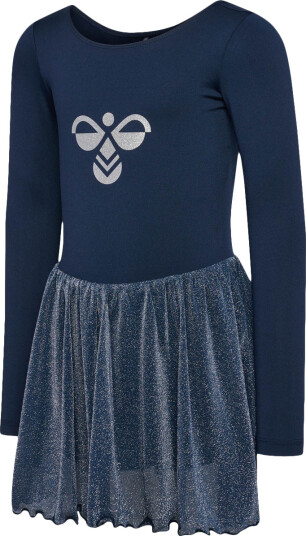 Hummel Hmljr Glitter Tights Gymsuit L/S Navy 104 Hummel Hmljr Glitter Tights Gymsuit L/S Navy 104