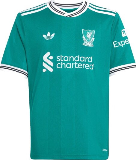 Adidas Originals Fotballtrøye Liverpool 25/26 3. Sett Seagre Adidas Originals 8 år 128 Fotballtrøye Grønn