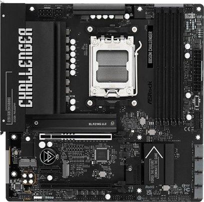ASRock B850M Challenger motherboard micro ATX Socket AM5 AMD B850 Hovedkort AMD B850 AMD AM5 DDR5 RAM Micro ATX
