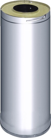 Harvia Stålpipe 0,5 Meter Rustfri