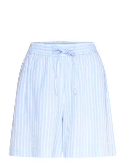 GANT Tonal Striped Seersucker Shorts - Blue - 36