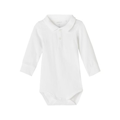 Name It Bright Lang ermet body polo Nbmholger White Name It Bright Lang ermet body polo Nbmholger White