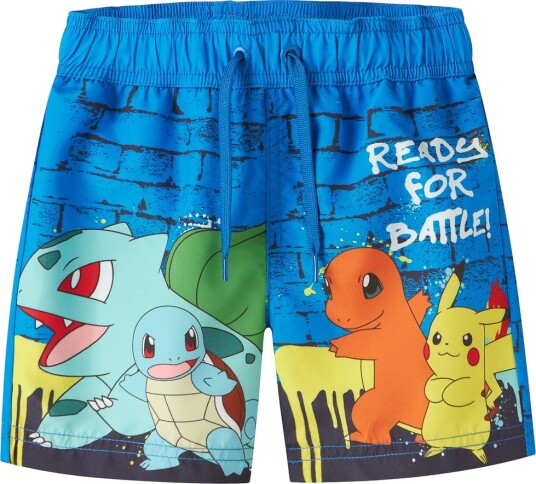 Name It Badeshorts NmmMeer Pokémon Elektrisk Blue Lemonade Name It 3 år 98 Badetøy Blå