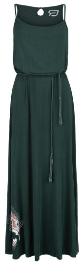 RED by EMP Middellang kjole Maxi Dress S til XXL Damer m?rkegr?nn