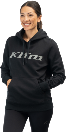 KLIM Hoodie Foundation Pullover Dame Svart-Monument