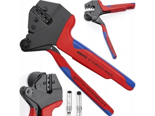 Knipex 97 43 66 EVO Krympetang for MC4 Solcellekontakter Knipex 97 43 66 EVO Krympetang for MC4 Solcellekontakter