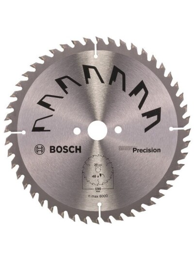 Bosch Sirkelsagblad PRECISION D= 190 mm borediameter= 20 mm T= 48