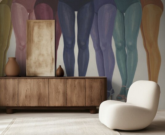 Tapet   Fargerikt Bendesign