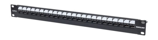 Intellinet 720564 Ieee 802.3 Ieee 802.3Ab Ieee 802.3An Ieee 802.3U Rj-45 Gull U/Utp Utp Sort Rackmontering