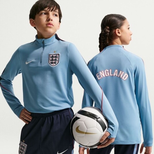 England Treningsskjorte Dri FIT Strike Drill World Cup 2026   Blå/Obsidian/Hvit Barn   Nike størrelse XL: 158 170 cm