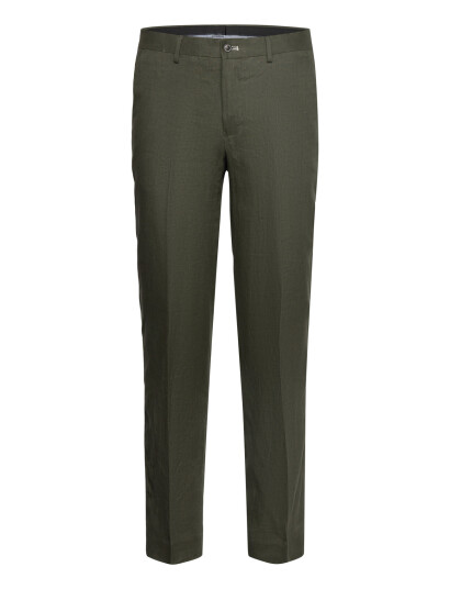 Lindbergh Black Linen Pants - Khaki green - 48 Lindbergh Black Linen Pants - Khaki green - 48