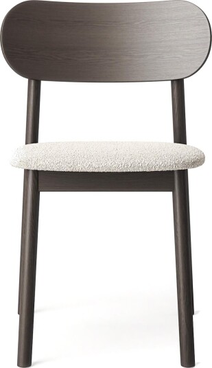 Decotique Elephant Spisestol Mørk Eik/hvit Bouclé