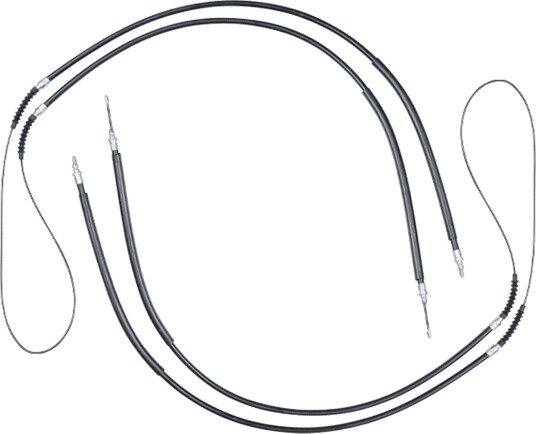 RIDEX 124C1479 Tautrekk håndbremse RIDEX 124C1479 Tautrekk håndbremse