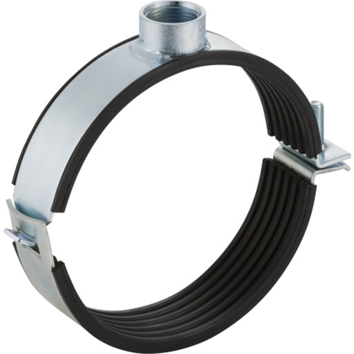 160 mm x 1" rørstøtte med gummi Silent db20 Geberit