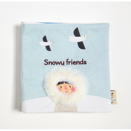 ThreadBear Book Baby Activity Book Snowy Friends TB4082 ThreadBear Book Baby Activity Book Snowy Friends TB4082
