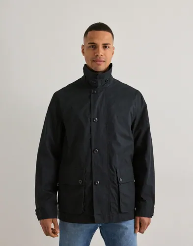 Gant Cotton Decker Jacket Jakker Svart Gant Cotton Decker Jacket Jakker Svart