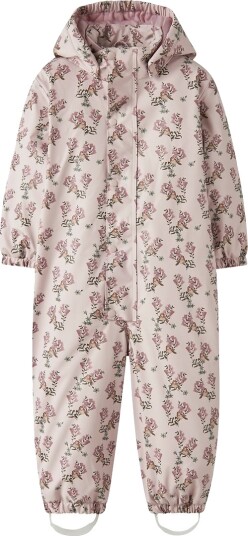 Lil"Atelier Nmfladry10 Pad Snowsuit Aop Fo Lil Pink 98