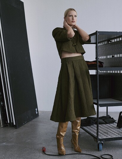 Custommade Gabryella Khaki green 42/XL