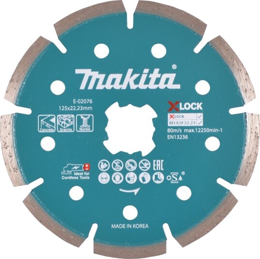 Makita 125mm Diamantskive for Betong, Marmor og Granitt - E-02076