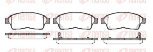 Bremseklosser REMSA 0402.02 Bremseklosser REMSA 0402.02