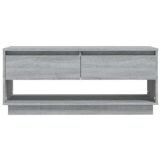 vidaXL TV-benk grå sonoma eik 102x41x44 cm sponplate vidaXL TV-benk grå sonoma eik 102x41x44 cm sponplate