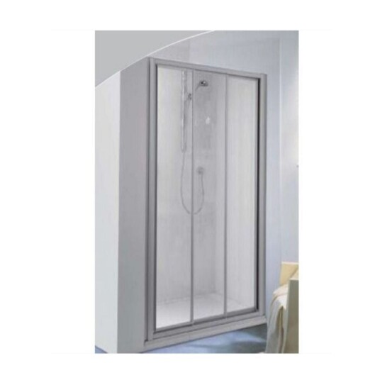 Palme BD Drive Skyvedør Nisje Hvit Matt / 80cm Klart Glass Palme BD Drive Skyvedør Nisje Hvit Matt / 80cm Klart Glass