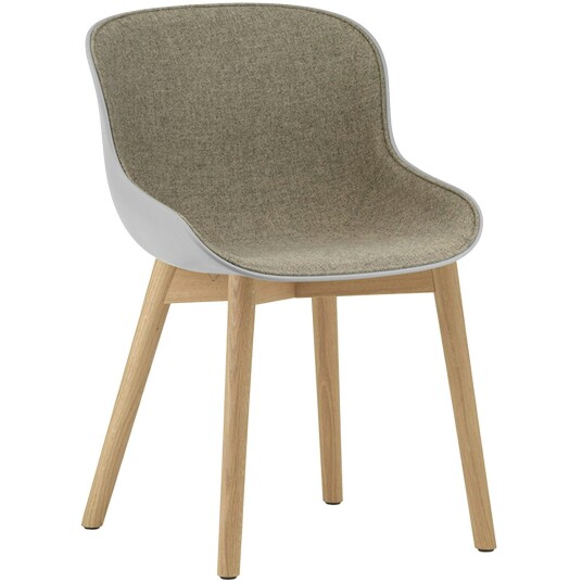 Normann Copenhagen Hyg Stol Polstret Front Grå / Eik