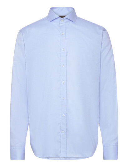 Oscar Jacobson Reg Fit Cut Away Non Iron Twill   Blue   42