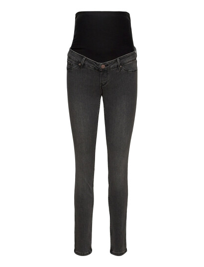 Lindex Trousers Denim Mom Clara Blac - Grey - 34 Lindex Trousers Denim Mom Clara Blac - Grey - 34