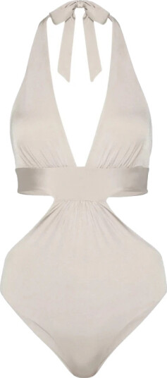 Max Mara Dame Svømmetøy Beige M,