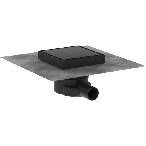 Hansgrohe Raindrain Point Komplett Sluk 150 mm Matt Sort