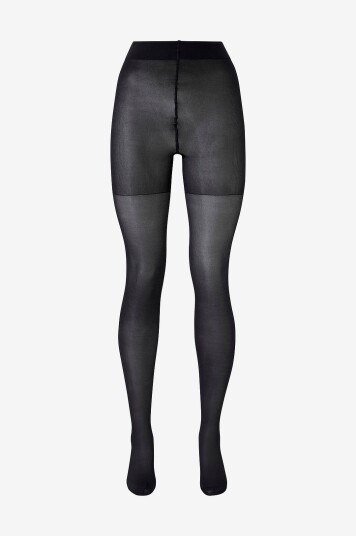Pamela Mann Tightser 30 Denier Sheer Curvy Super Stretch Svart