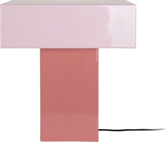 Leitmotiv Table Lamp Grato Recto Pink H35CM Leitmotiv Table Lamp Grato Recto Pink H35CM